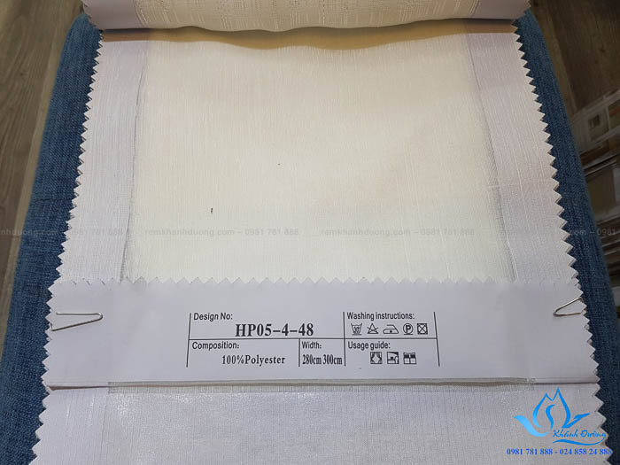 Mẫu rèm vải hai lớp cho phòng ngủ thanh lịch Tây Hồ, Hà Nội 688-10