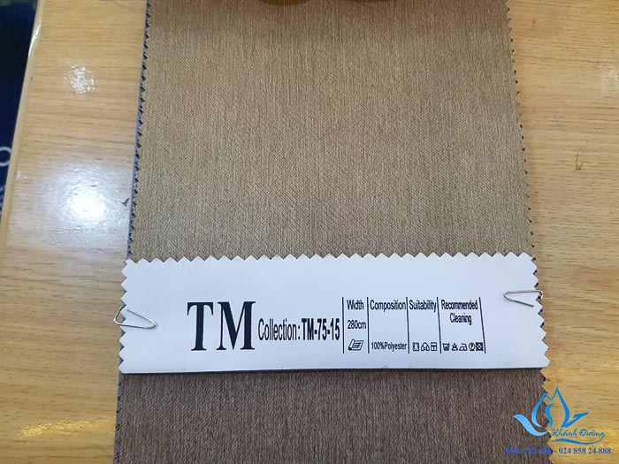 Mẫu rèm vải hai lớp chung cư sang trọng tại Phạm Hùng- Hà Nội TM-75-15