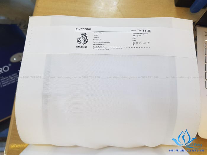 Mẫu rèm vải hai lớp chung cư sang trọng tại Phạm Hùng- Hà Nội TM-75-15