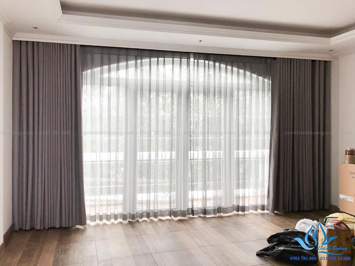 Mẫu rèm vải Thái Lan cao cấp cho biệt thự Park City, Hà Đông TM-82-8