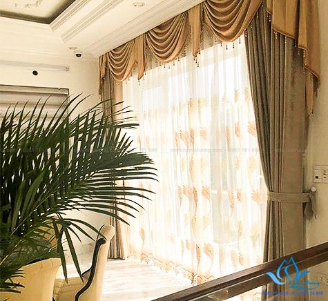 Mua rèm cổ điển cho biệt thự sang trọng Trung Hòa, Cầu Giấy HT882-11