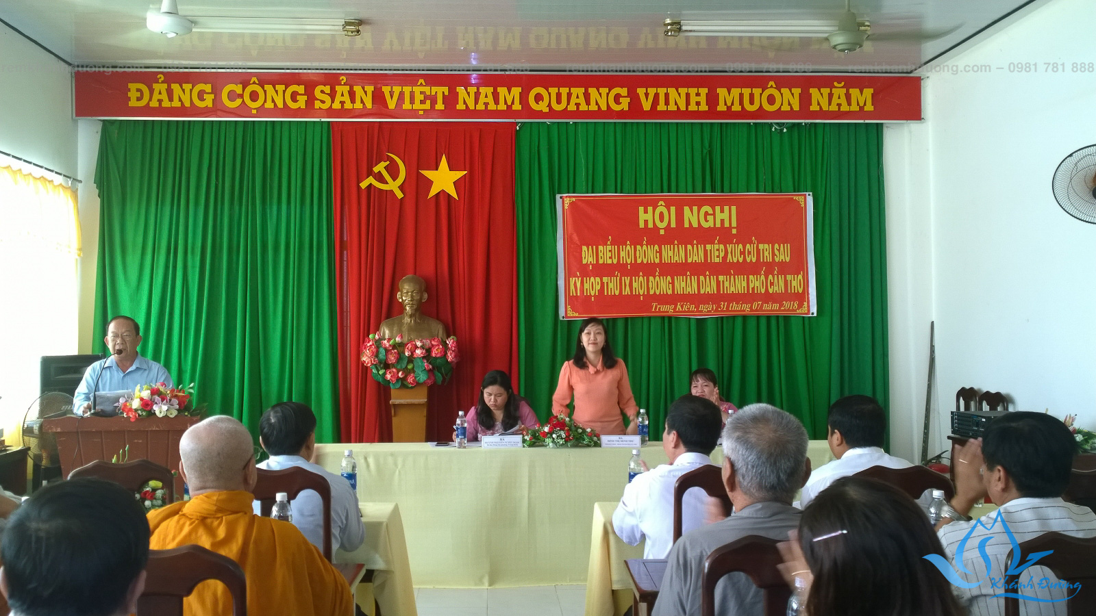 HT 04 rèm vải sân khấu mới
