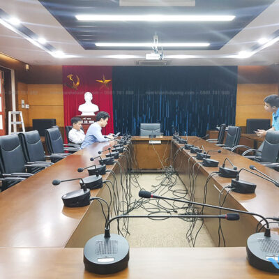 HT05 Phông rèm sân khấu đẹp sang trọng phố Giải Phóng, Hà Nội