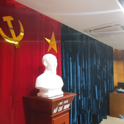 HT05 rèm hội trường đẹp