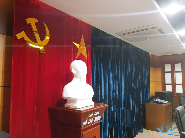 HT05 rèm hội trường đẹp