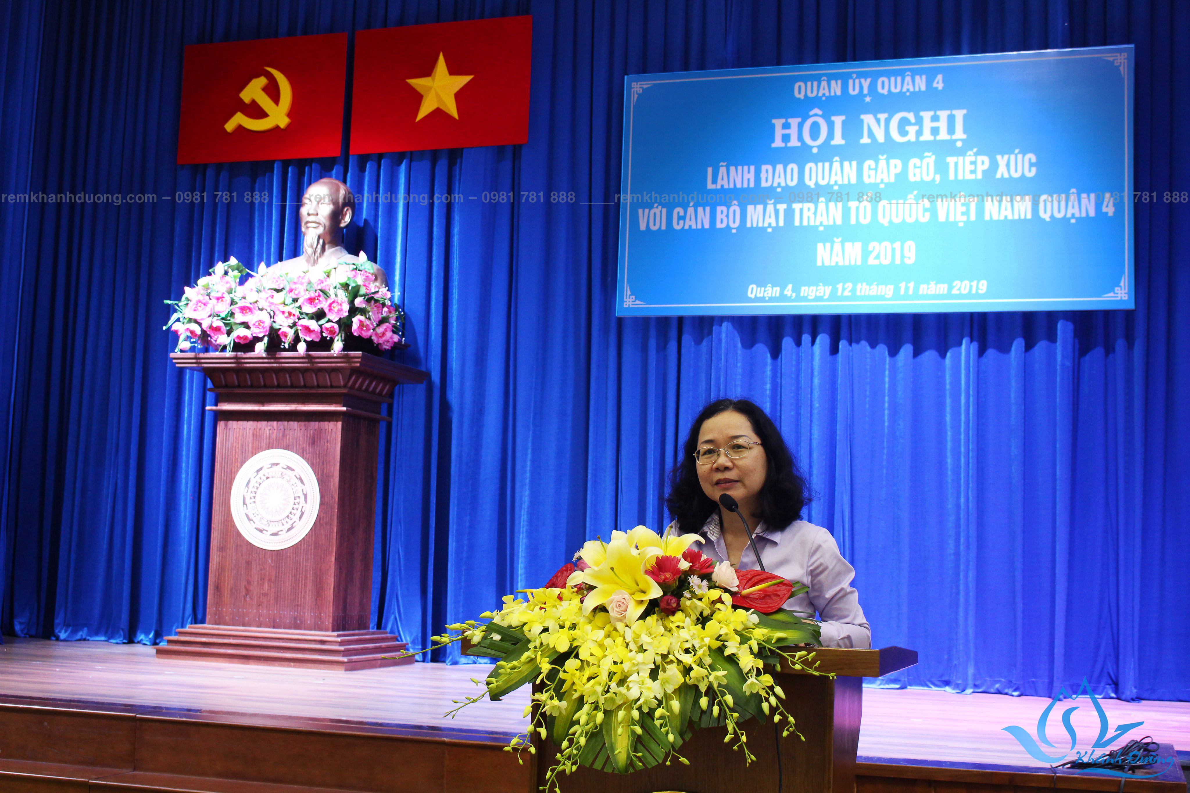 HT 08 rèm vải sân khấu mới