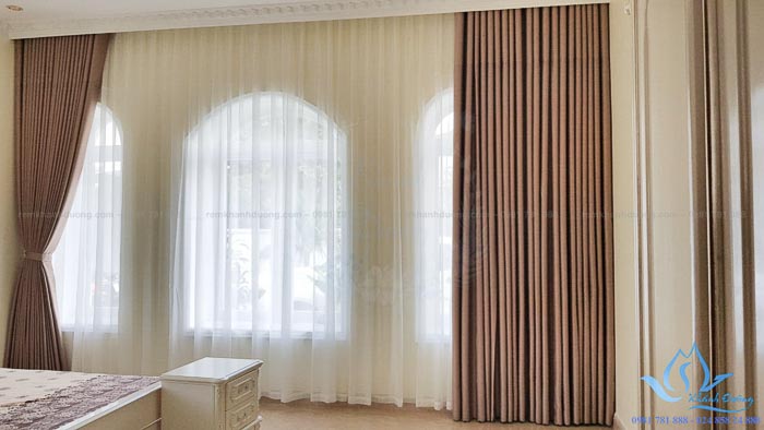 Rèm cao cấp Hàn Quốc dành cho phòng ngủ tại KĐT Xala, Hà Đông ART08