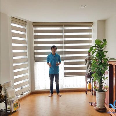 Rèm cầu vồng cho phòng khách hiện đại Yên Hòa, Hà Nội HP 106765