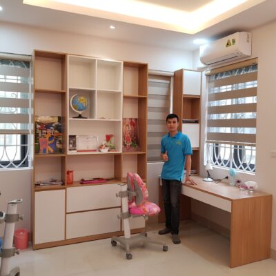 Lắp đặt rèm cầu vồng phòng ngủ đẹp nhất tại quận Đống Đa-Hà Nội VT471