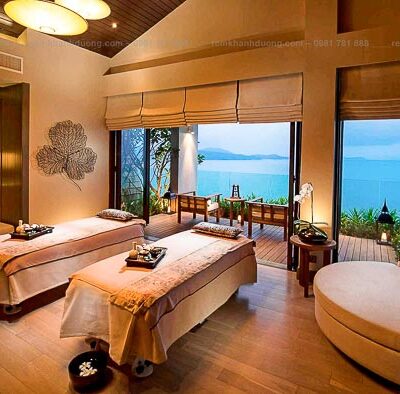 Rèm che spa đẹp chống nắng tốt tại Nguyễn Chí Thanh, Hà Nội SP-24