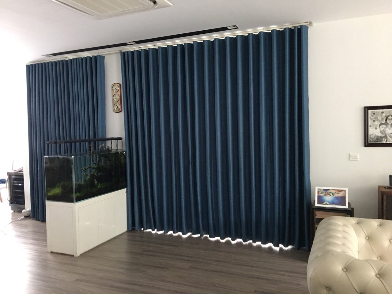 rèm vải biệt thự sang trọng
