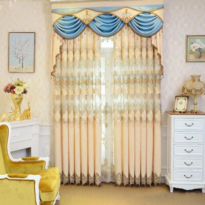 Rèm cửa tân cổ điển phòng khách thanh lịch Nguyễn Trãi, Hà Nội CD - 13