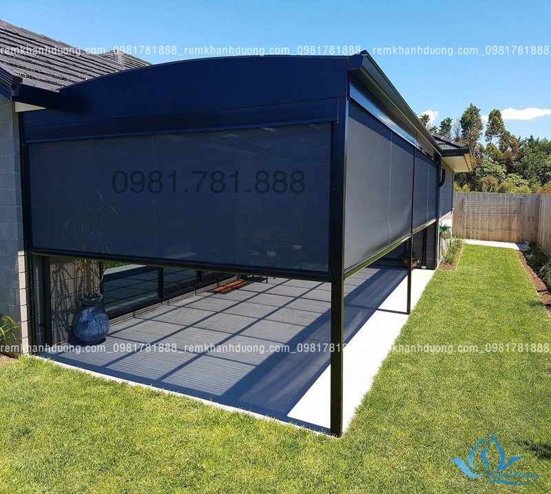 Rèm cuốn ngoài trời Zipper nhập khẩu độc quyền tại Việt Nam