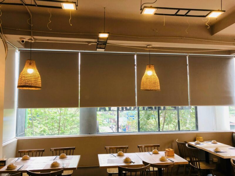 Rèm cuốn sang trọng, đẹp cho nhà hàng tại Hoàn Kiếm