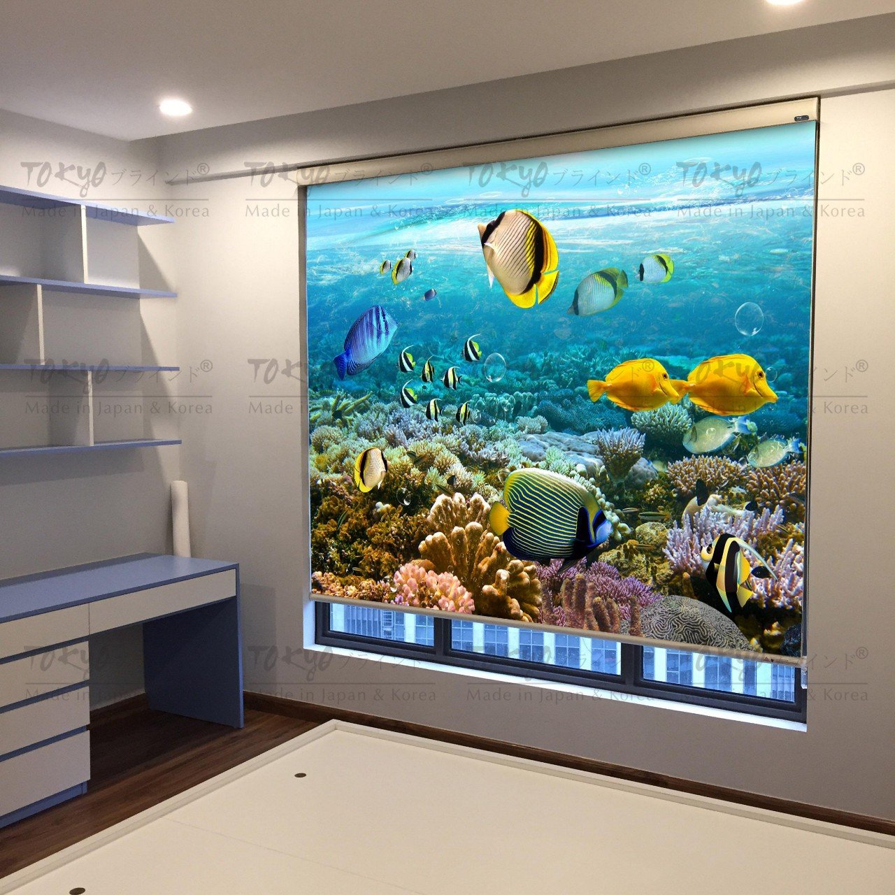 Rèm Cuốn Tranh Chống Nắng KD-347