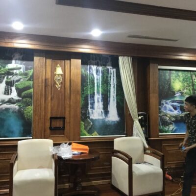 Rèm Cuốn Tranh Chống Nắng KD-348