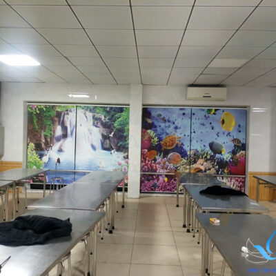 Rèm cuốn tranh phong cảnh CT008