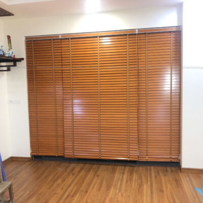 Rèm gỗ cửa ra vào chống nắng chung cư quận Nam Từ Liêm MSJ 007