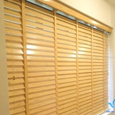Rèm Gỗ đoạn American tự nhiên MSJ 802 Long Biên