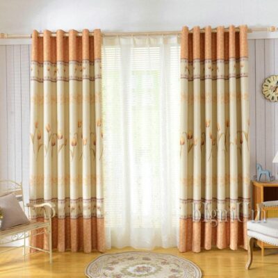 Rèm hoa văn đẹp HH - 013