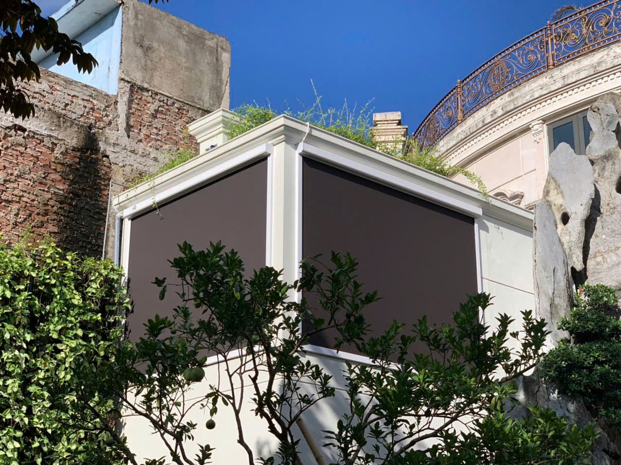 Rèm ngoài trời cao cấp cho biệt thự tại Nguyễn Trãi, Hà Nội