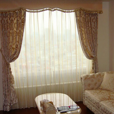 Rèm họa tiết phòng khách PK - 01