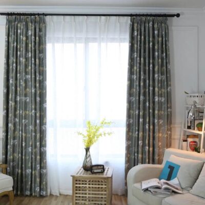 Rèm họa tiết phòng khách PK - 06