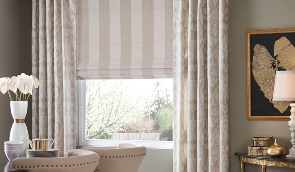 Rèm roman phòng khách đẹp