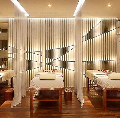 Rèm trang trí spa ngăn giường giá rẻ tại Thái Hà, Hà Nội SP-23