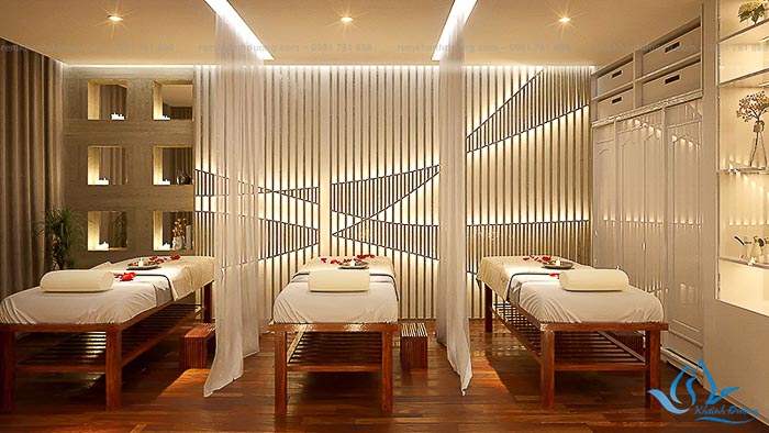 Rèm trang trí spa ngăn giường giá rẻ tại Thái Hà, Hà Nội SP-23