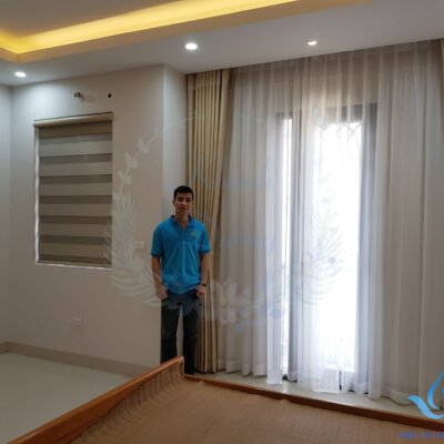Rèm vải biệt thự đẹp BT-989