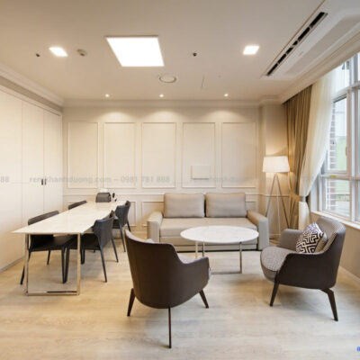 Rèm vải hai lớp HL-102 dung trong bệnh viện có thể cản nắng, gió, bụi và tiếng ồn