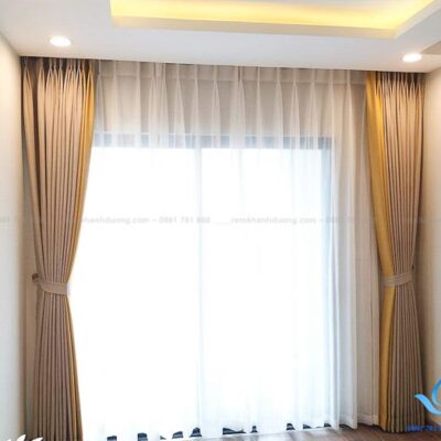 Rèm vải hai lớp tại chung cư Vinhomes Times City Park Hill B07-A36-4