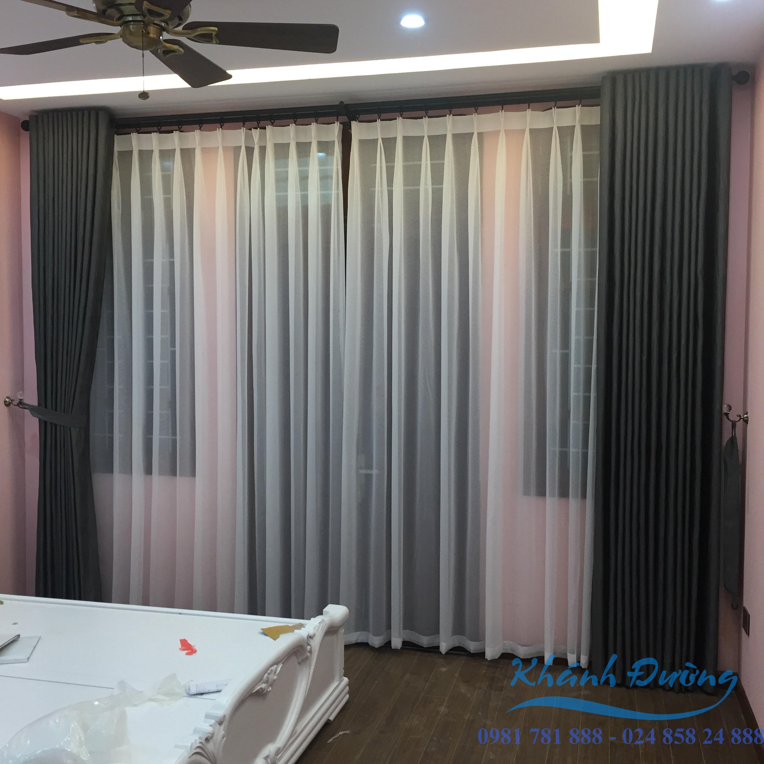 Rèm vải hàn quốc phòng ngủ