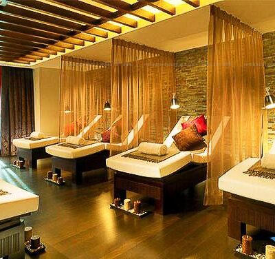 Rèm vải trang trí spa sang trọng bằng voan tại Chùa Bộc, Hà Nội SP-26