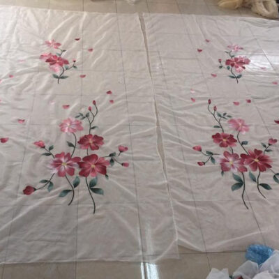 Rèm voan thêu tay VT - 09