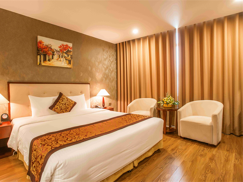 Rèm vải khách sạn sang trọng