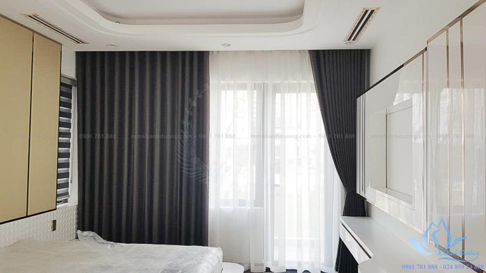 Rèm vải hai lớp chống nắng cách nhiệt đẹp nhất Thanh Xuân TM 1606-13