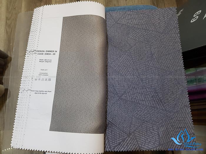 Rèm vải hai lớp voan thêu tinh tế quận Long Biên, Hà Nội DIM 3406