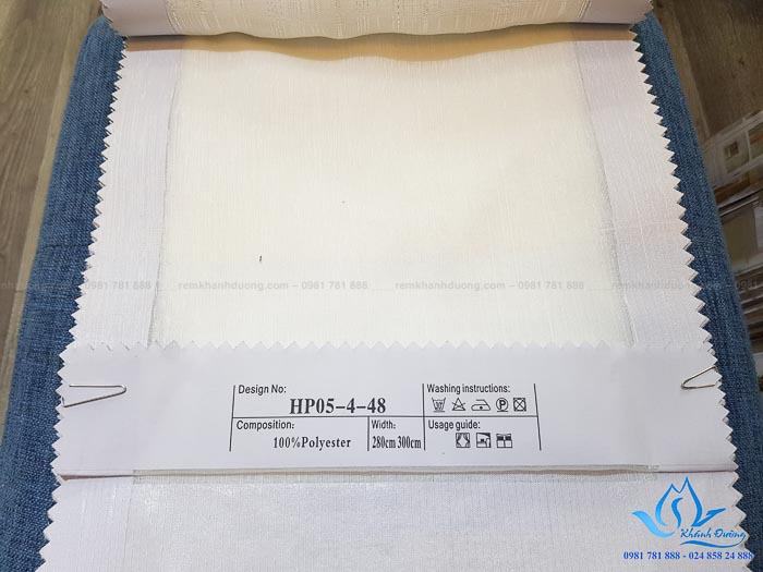 Rèm vải Hàn Quốc cho phòng khách sang trọng tại quận Long Biên DOICE07