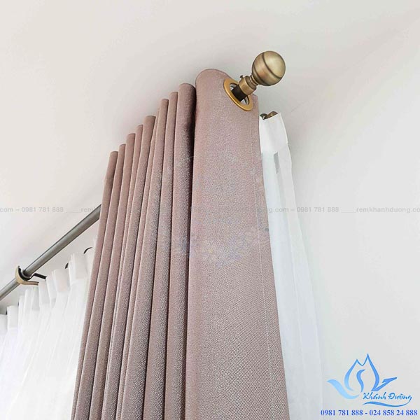 Rèm vải Hàn Quốc voan họa tiết đẹp thêu tay Mỹ Đình, Hà Nội DOICE10