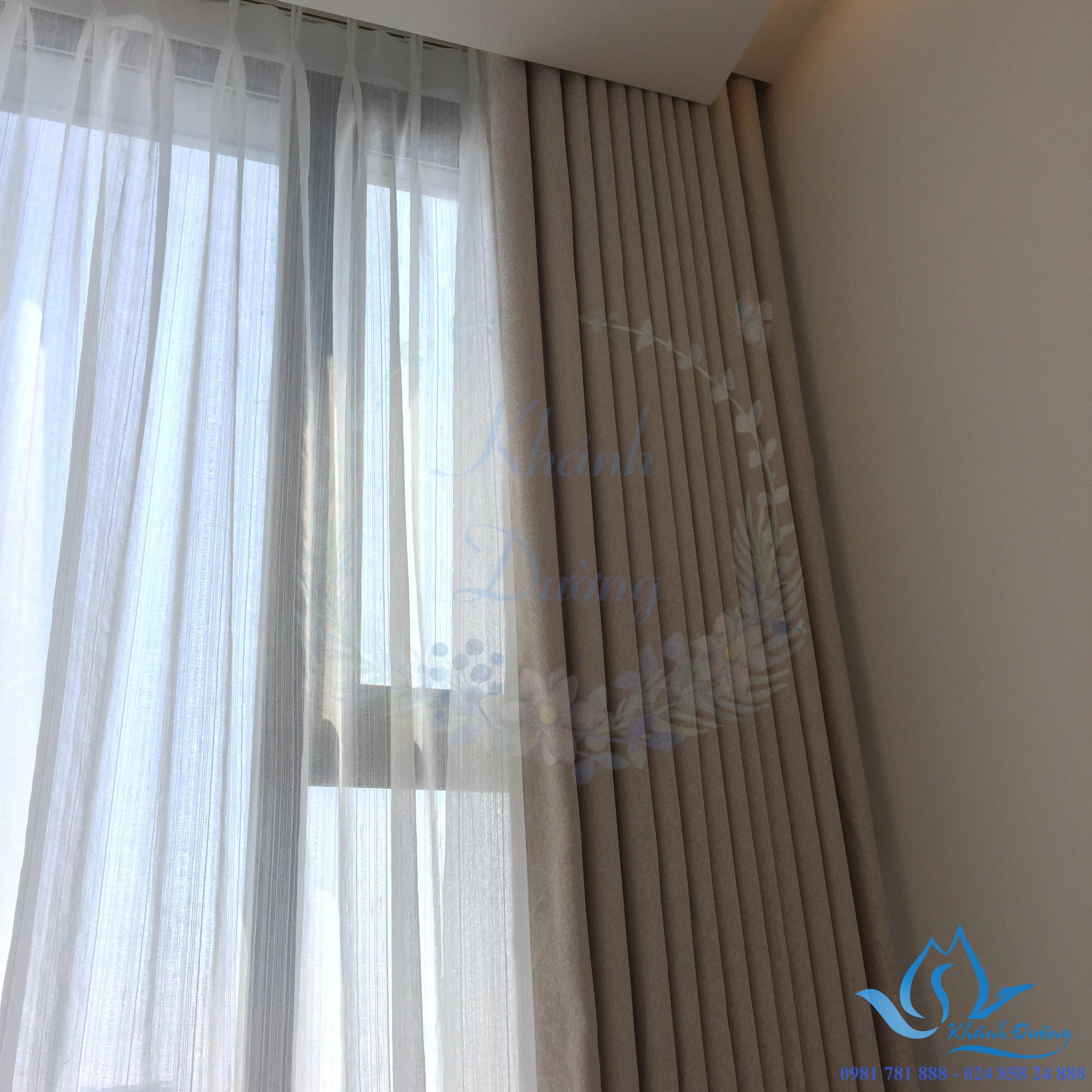 Rèm vải hai lớp đẳng cấp sang trọng tại Hà Nội
