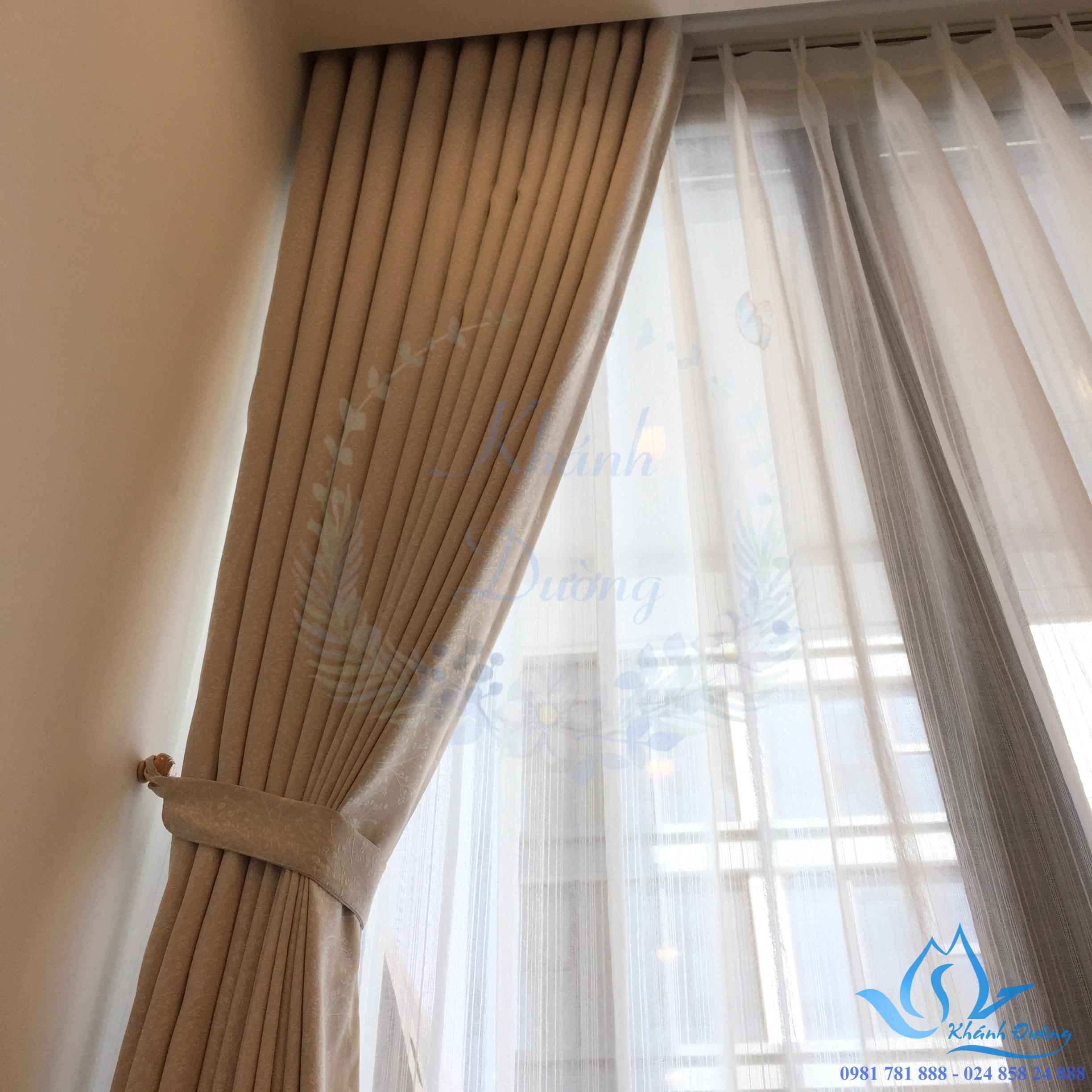 Rèm vải hai lớp đẹp tại Hà Nội
