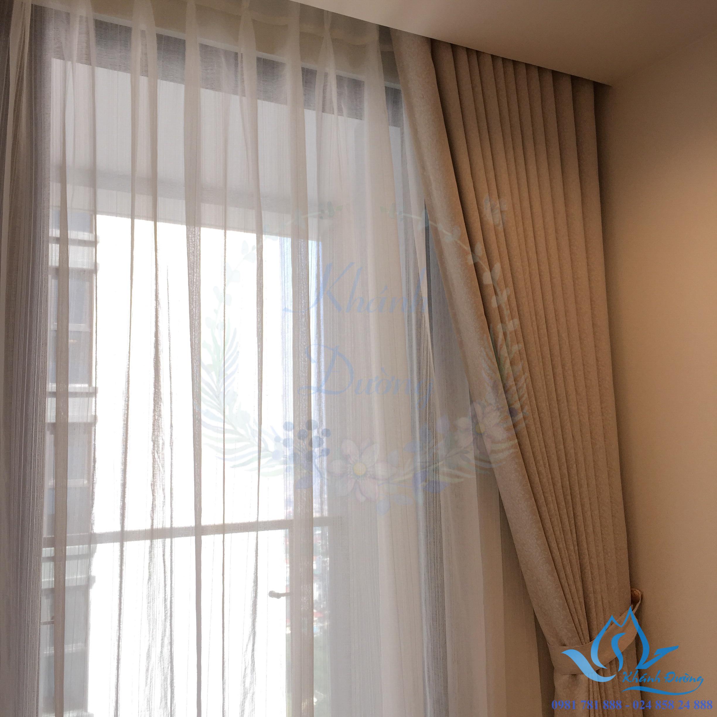 Rèm vải hai lớp đẳng cấp tại Hà Nội