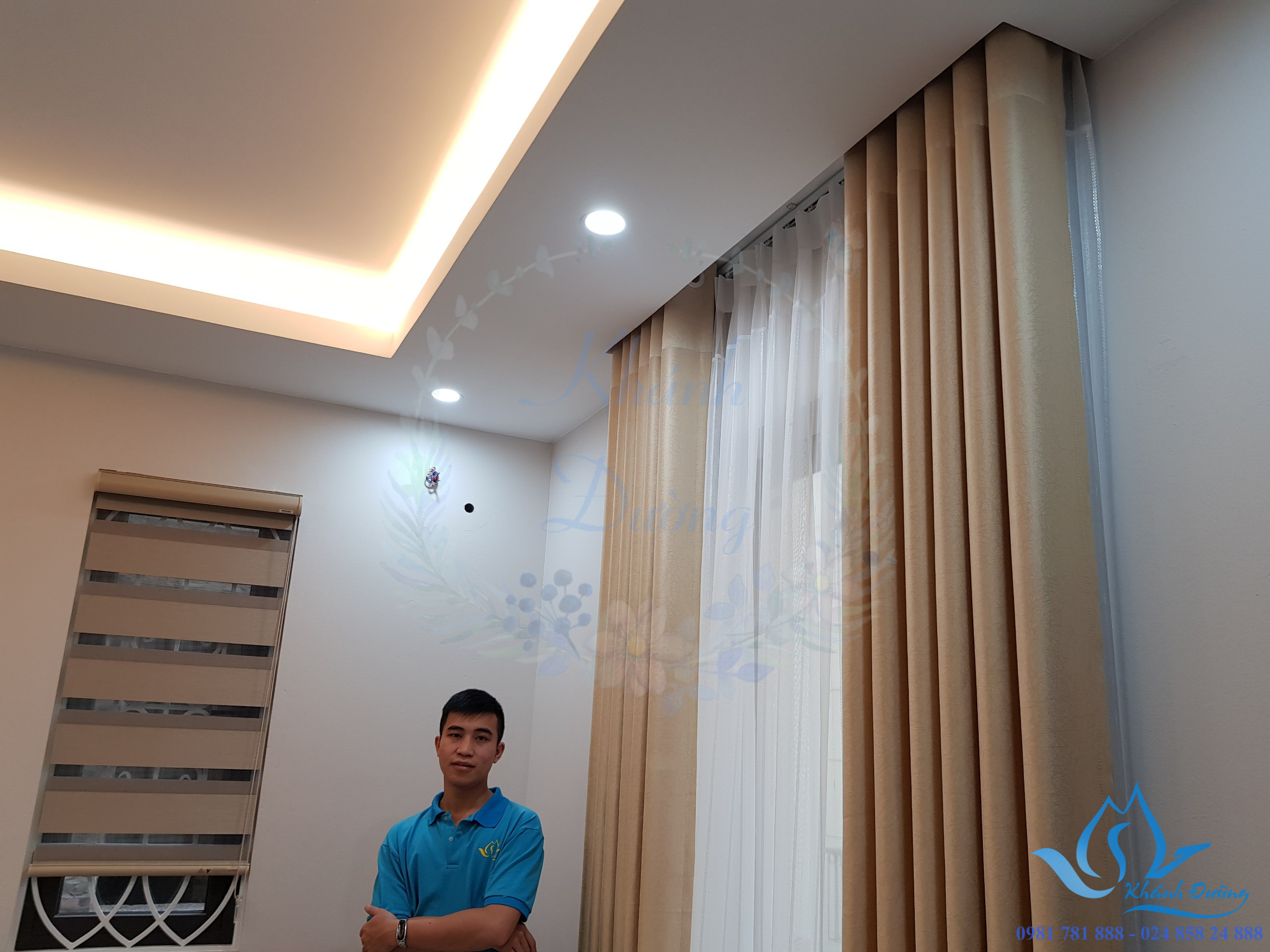 Rèm vải hai lớp Hà Nội